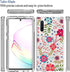 Case for Galaxy Note 10 5G, for Samsung Note 10 Clear Case for Girls, Soft TPU 360 Full Body Shockproof Hybrid Bumper Crystal Clear Phone Case Cov...