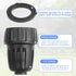 6PCS 1/2 Inch Drip Irrigation Tubing Faucet Adapter 3/4 Inch Female Pipe Thread to 1/2 Inch Drip Irrigation Tubing Adapter 3/4 Inch Faucet Connect...