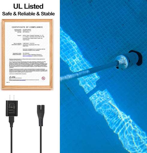 Charger for Intex 28620EP Rechargeable Handheld Pool Vacuum Compatible with Intex 28620 28620E CL1704 Pool Vacuum USB Charging Cord Adapter...