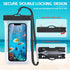 Waterproof Phone Pouch 2 Pack - IPX8 Waterproof Case for iPhone 15 14 13 12 Pro Max Plus Samsung Google Pixel, Up to 7.2 inch- Underwater Dry Bag ...