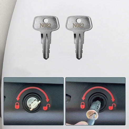 Key for Thule Key Replacement,for Roof Racks, Carriers, Crossbars Key etc,(Codes N082)...