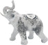 George S. Chen Imports Thai Collectible Statue Figurine Decoration (Trunk up-Thai Elephant, 88246white)...
