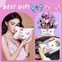 Hillban 10 Pcs Inspirational Gifts Bulk Cosmetic Bag for Women Employee Appreciation Gifts, You Are Amazing Loved Green Leaves Makeup Bags(Butterf...
