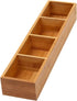 YBM HOME Bamboo 4 Compartment Organizer Tray for Drawers, 329...