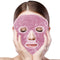 Jakuva Hot and Cold Therapy Full Face Gel Mask,Face Ice Mask for Woman Man,Gel Beads Eye Mask&Compress Pearl Treatment for Headache, Puffiness,Mig...