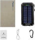 Solar Charger, 20000mAh Portable Outdoor Waterproof Solar Power Bank, Camping External Backup Battery Pack Dual 5V USB Ports Output, 2 Led Light F...