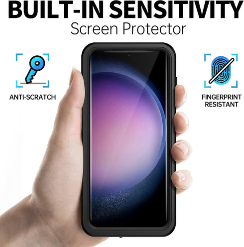 BEASTEK Waterproof Galaxy S23 PLUS Case Shockproof Dustproof IP68 Underwater, NRE Series with Built-in Screen Protector Full Body Anti-Scratch Cov...