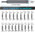 39 in 1 Precision Screwdriver Set, Mini Screwdriver Set with 38 pcs Tough S2 Alloy Steel Bits, Manual Pen Shape Small Screwdriver, Phillips, Slott...
