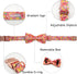 Dog Collar, Summer Fruit Print Adjustable Dog Bow Collar Girl or Boy Pet Collar Bowtie Duarble Dog Collars for Small Medium Large Dog...