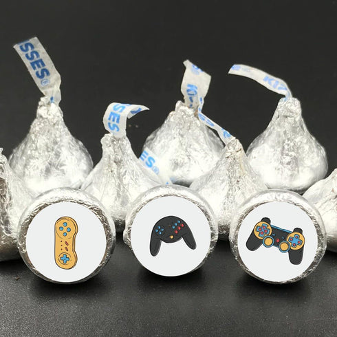 MAGJUCHE Video Game Candy Stickers, Game Over Birthday Party Sticker Labels for Favors, Decorations, Fit, 304 Count...