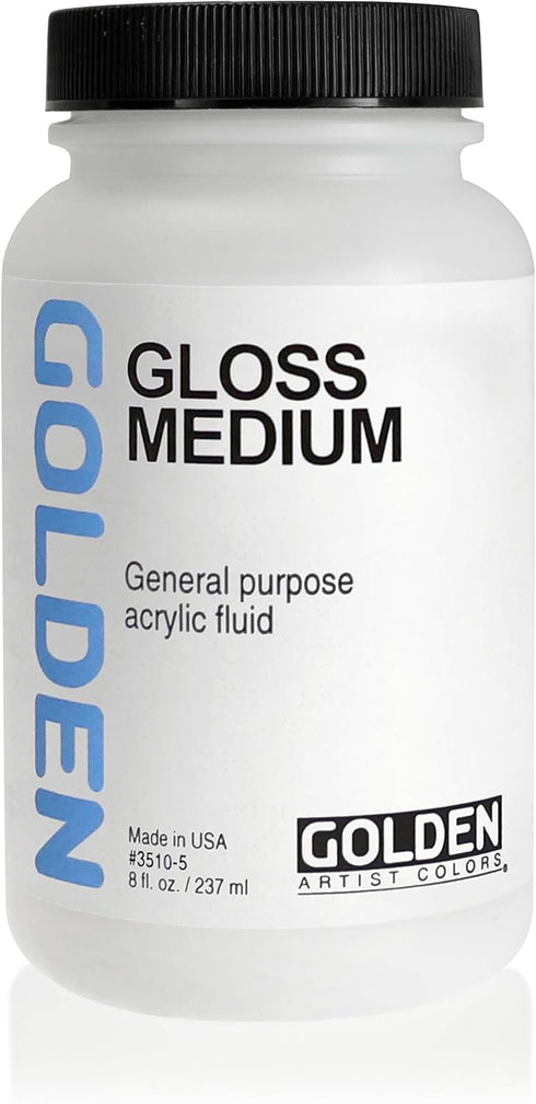 Golden Polymer Gloss Medium-8 ounce...