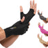 Copper Compression Arthritis Gloves | Fingerless Arthritis Carpal Tunnel Pain Relief for Men & Women | Hand Support Wrist Brace for Neuropathy, Rh...