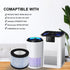 True HEPA Replacement Filter, Compatible with AROEVE MK01 MK06 and Kloudi DH-JH01 Air Purifier, TZ-K1, Intelabe EPI080/EP1080, and Elechomes EPI08...