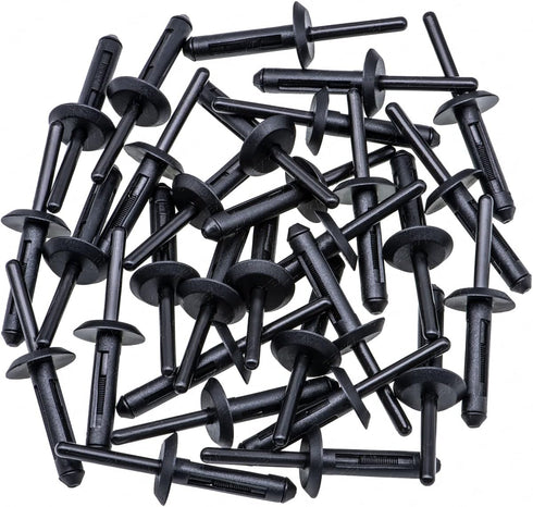 Rexka 30pcs 1/4 Fender Flare & Fender Liner Body Blind Rivets Compatible with Ford 91-96 Jeep Cherokee XJ, 05-10 Grand Cherokee WK & 06-10 Command...