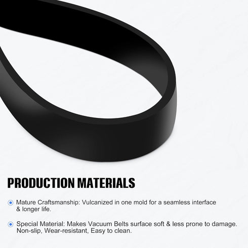 Vacuum Belt for Bissell PowerForce & TurboClean PowerBrush Pet Carpet Cleaner, 2910 Belt fit for Model 2910, 2987, 2806, 28062, 28068 Series, Repl...