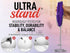 PRO MILK FROTHER WAND - ULTRA HIGH SPEED HANDHELD FROTHER - UPGRADED STAND - Powerful Handheld Mixer with Infinite Uses - Super Instant Electric F...