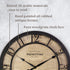 Presentime & Co 10" Farmhouse Series Wall Clock, Cottage Style, Vintage Design, Oil Rubbed Bronze...