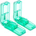 2PCS Pill Cutter, Professional Pill Splitter for Cutting Small Pills or Large Pills in Half...