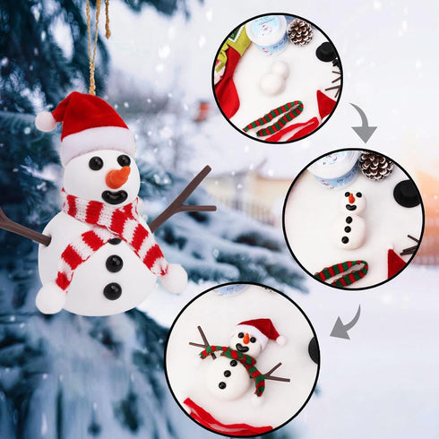 RINOLY Build a Snowman Kit,Christmas Crafts for Kids,Christmas Stocking Stuffers -3Pack...