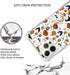Autumn Fall Leaves Moon Pumpkin Pattern Case for iPhone 14 Pro Max, Retro Halloween Funny Pumpkin Case for Girls Women Men, Unique Trendy TPU Bump...