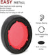 Life Q10 Ear Pads Replacement Ear Cushion Foam Soft Earpads Compatible with Anker Soundcore Life Q10 / Q10 BT Headphones Ear Cushion (Black/Red).....