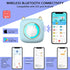 Mini Printer Portable, Bluetooth Pocket Thermal Sticker Printer with 10 Rolls Thermal Paper and Sticker Mini Thermal Printer for iOS & Android Ink...