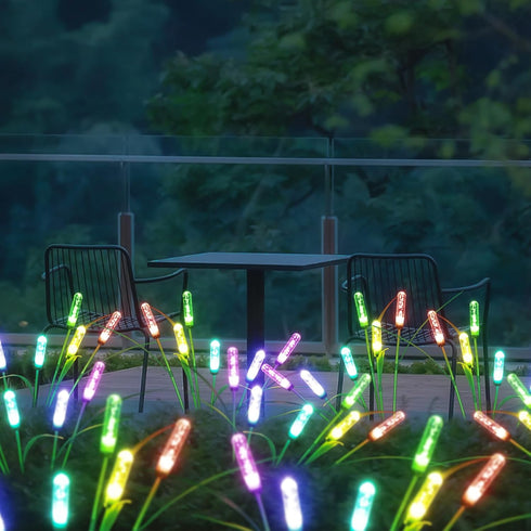 Solar Outdoor Garden Lights,LED Solar Swaying Lights for Garden Patio Yard Pathway Walkway Wedding Party Christmas Landscape Lighting(Multicoloure...