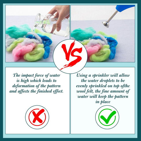 Ziliny 2 Pcs Ball Brause Sprinkler Flower Sprinkler Ball Brauser Squeeze Sprinkler Wet Felting Tools Watering Sprinkler Nozzle Convenient Water Sp...