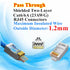100-Pack Cat6 Cat6A RJ45 Pass Through Connectors Ends, Shielded RJ45 Connectors for 23AWG Cat6 Shielded Solid Wire and Standard Cable 100 Pack (1....