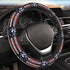 2nd American Flag Steering Wheel Cover - Universal Elastic Stretch Steering Wheel Covers Fits Most Vehicles...