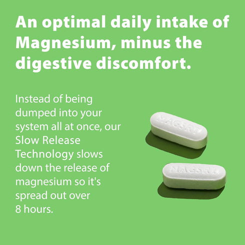 Jigsaw Health MAG SRT | Magnesium Supplement with Vitamin B6, Folate & B12 | 120 Tablets...