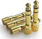 POSUGEAR 6.35mm 1/4 Male to 3.5mm 1/8 Female Stereo Headphone Adapter Connector Gold Plated, Headphone Jack Adapter for Aux Cable Speaker Headphon...