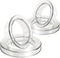 Sukh Patio Table Umbrella Hole Ring Umbrella Hole Ring and Cap Silicone Transparent Hole Couver Plug Hole Rings Set Umbrella Ring Caps 2 Sets for ...