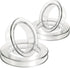 Sukh Patio Table Umbrella Hole Ring Umbrella Hole Ring and Cap Silicone Transparent Hole Couver Plug Hole Rings Set Umbrella Ring Caps 2 Sets for ...