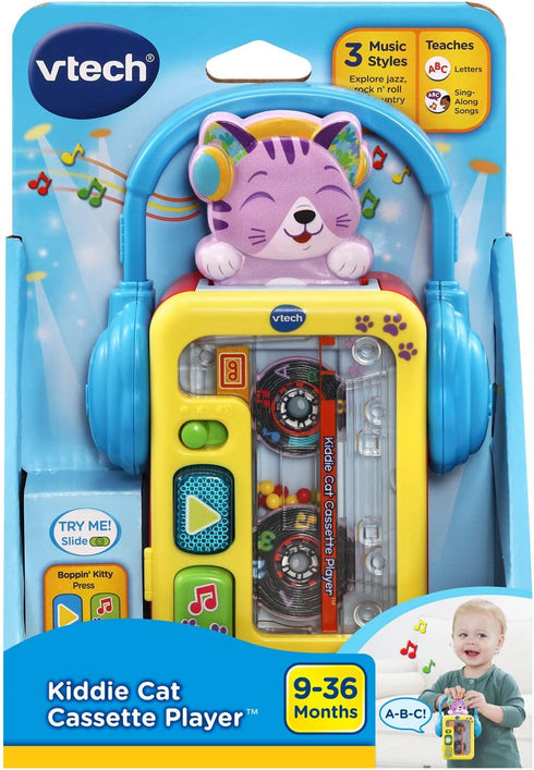 VTech Kiddie Cat Cassette Player, Multicolor, Small...