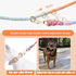 Multifunctional Rope Dog Leash 7.5 FT with Adjustable Double Swivel Hook Hands Free for Small Medium and Large Dogs Running Hiking Camping Walking...