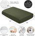 Sweet Jojo Designs Solid Dark Green Baby or Toddler Fitted Crib Sheet for Woodland Camo Collection...