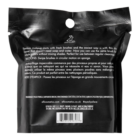 e.l.f. Dry Brush Cleaner, Liquid-free Brush Cleaner For Removing Leftover Pigment, Reusable, Travel-friendly & Non-damaging, Vegan & Cruelty-free...
