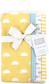 Hudson Baby Unisex Baby Cotton Flannel Burp Cloths, My Sunshine 4 Pack, One Size...