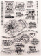 Label Words Clear Stamps for Card Making Flowers Transparent Silicone Stamp DIY Scrapbooking Supplies Embossing Paper Card Album...
