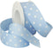 Morex Grosgrain Ribbon, Blue Topaz with White dots (3908.38/20-308)...