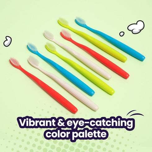 SANGSI Embossed Bristle Toothbrush, Soft Toothbrushes for Adults - Sensitive Teeth and Gums Care - Perfect Travel Essentials – Bubble Bubble Fresh...