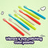 SANGSI Embossed Bristle Toothbrush, Soft Toothbrushes for Adults - Sensitive Teeth and Gums Care - Perfect Travel Essentials – Bubble Bubble Fresh...