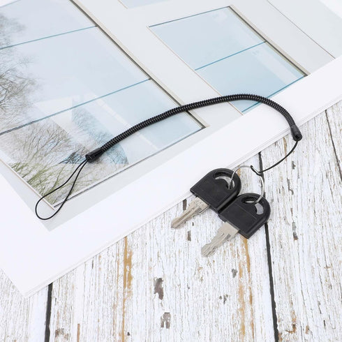 8 PCS Elastic Lanyard Tether Retractable Spring Coil Strap Pens Coil Spring Straps Touch Pens Plastic Coil Spring Leash Stylus Lanyard Cord for Te...