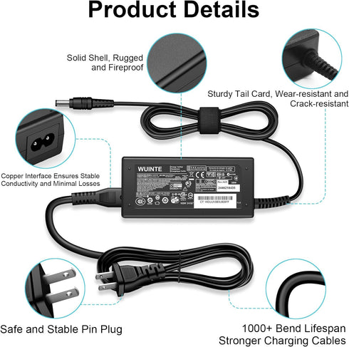 Charger for Harman Kardon Onyx Studio 8 7 6 5 4 3 2 1 Wireless Bluetooth Speaker 19V 38W AC Fast Power Adapter...