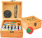 Sewing Kit, Wooden Sewing Kit Box for Adults, Wooden Sewing Basket with Accessories, Home Sewing Basket Stitching Repair Kit for Beginner, Women, ...
