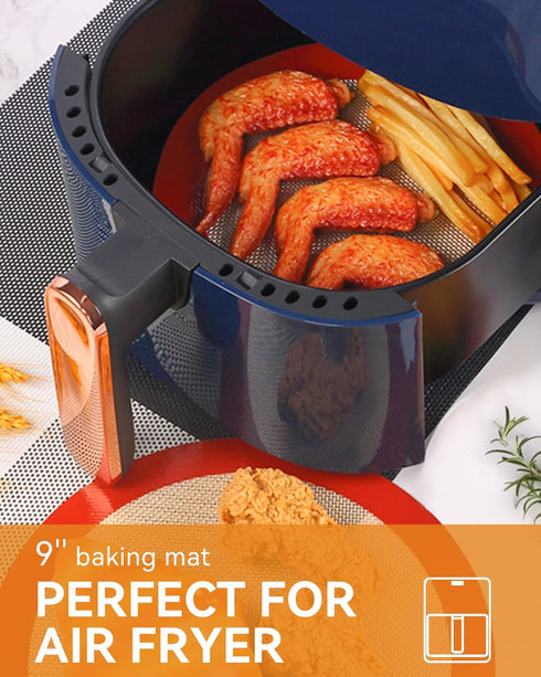 Silicone Baking Mat-Set of 5 (2 Half Sheet Mats + 2 Quarter Baking Sheets+ 1 9'' Oven Liner), Sopito Non Stick & Reusable Bakeware Mats for Cookie...
