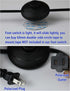 Foot Switch OFF/ON 6FT Switch in Middle of Zip Cord Polarized Plug Outlet AWG18 250VAC Extension Cord for Floor Lamp Table Lamp Christmas Tree Too...
