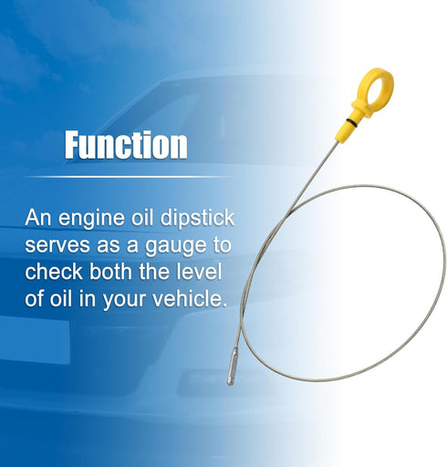 uxcell 1 Pcs Engine Oil Dipstick Engine Oil Fluid Level Dipstick for Jeep Wrangler 3.6L V6 A/T 4X4 Rubicon 2012-2018 No.68103862AA...