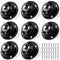 8Pcs Self Adhesive Caster Wheels 360 Swivel, Small Countertop Appliance Rollers, Low Profile Mini Swivel Casters, Stick On Wheels for Mop Bucket,K...